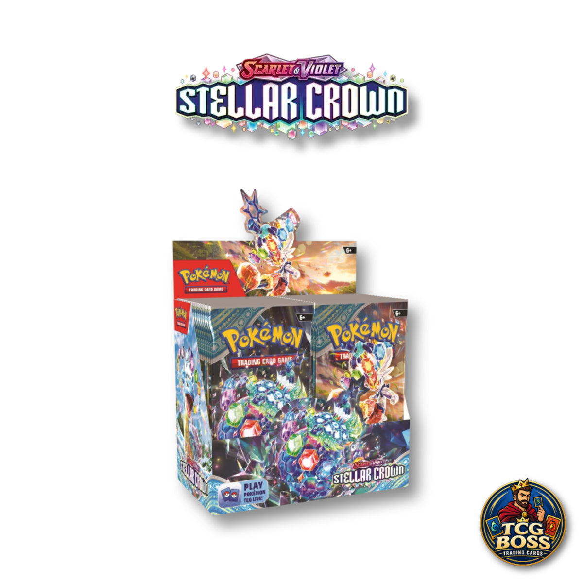 Pokémon TCG: Scarlet & Violet Stellar Crown - Booster Box