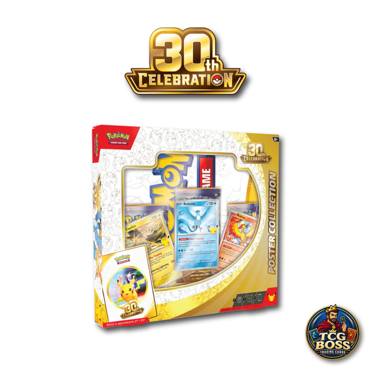 PRE-ORDER: Pokémon TCG: 30th Celebrations Poster Collection