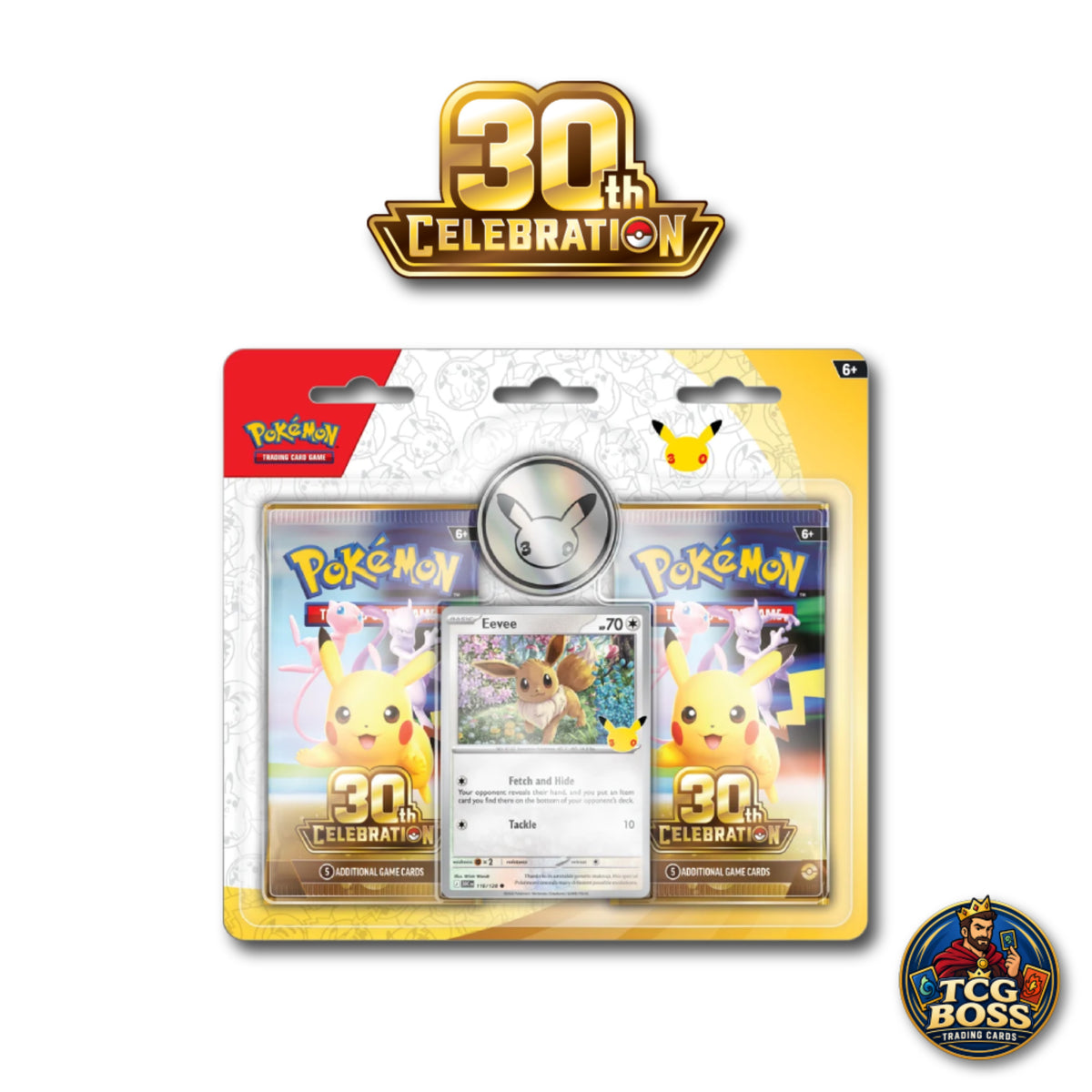 PRE-ORDER: Pokémon TCG: 30th Celebrations 2 Pack Blister