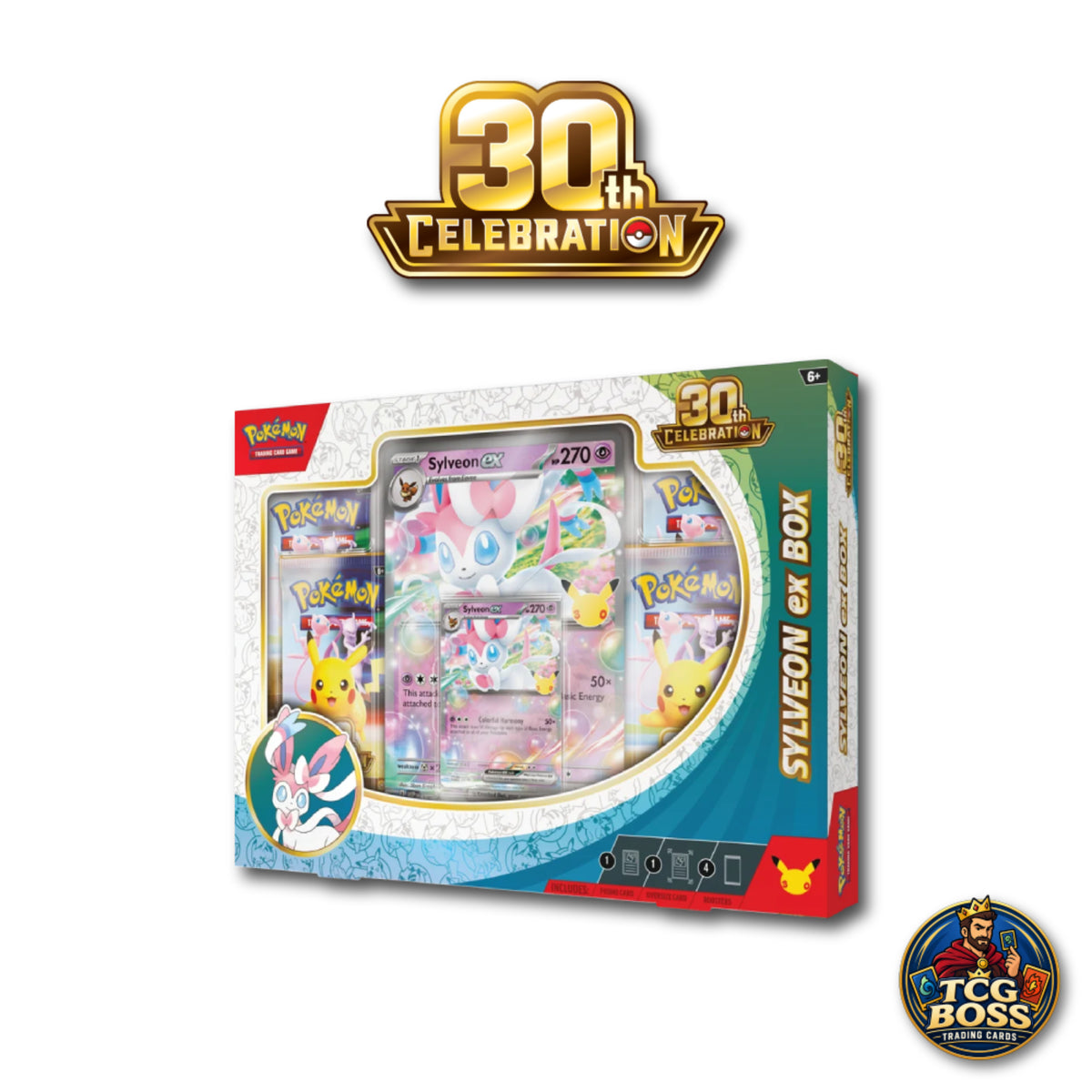 PRE-ORDER: Pokémon TCG: 30th Celebrations eX Collection Box