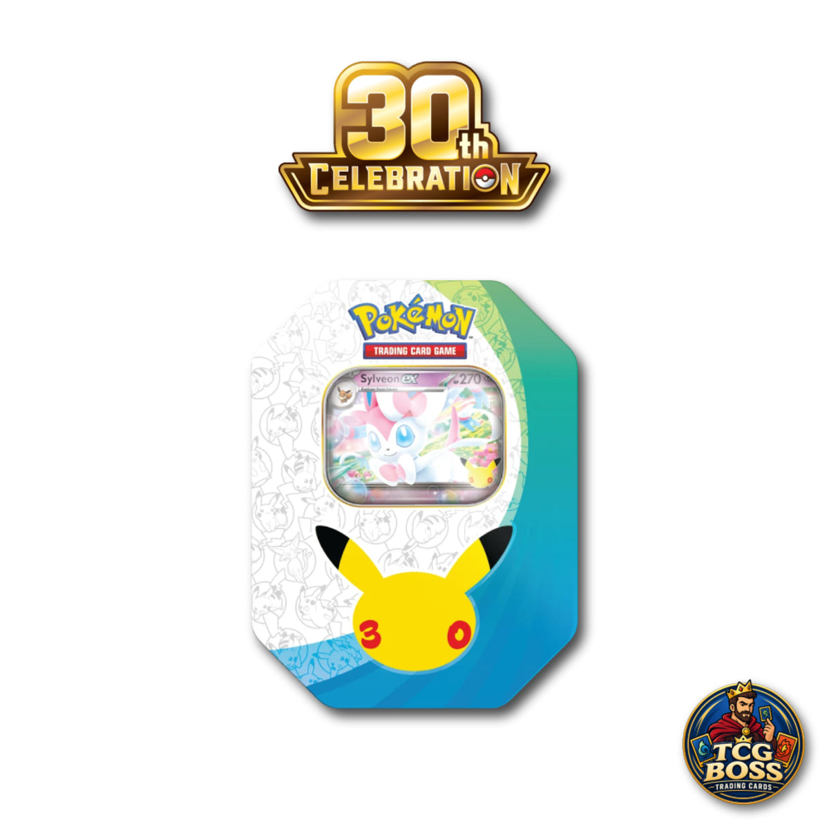PRE-ORDER: Pokémon TCG: 30th Celebrations eX Tins