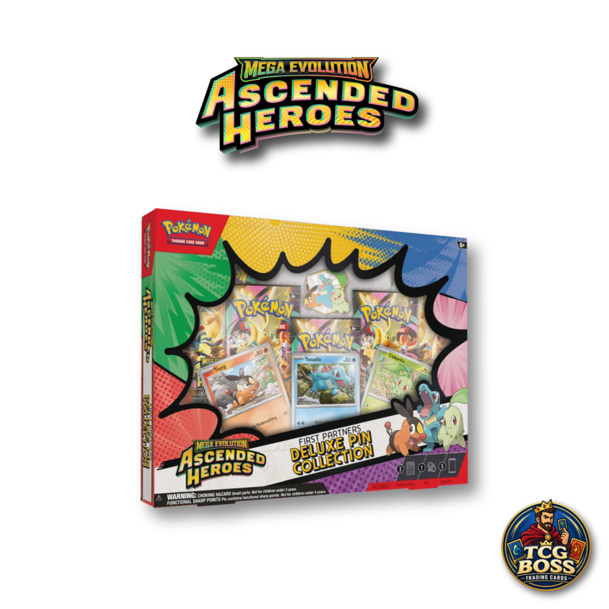 Pokémon TCG: Mega Evolution Ascended Heroes - Deluxe Pin Collection