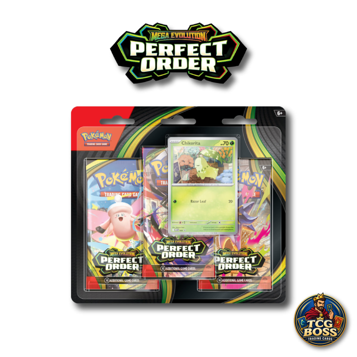 Pokémon TCG: Mega Evolution Perfect Order - 3 Pack Blister