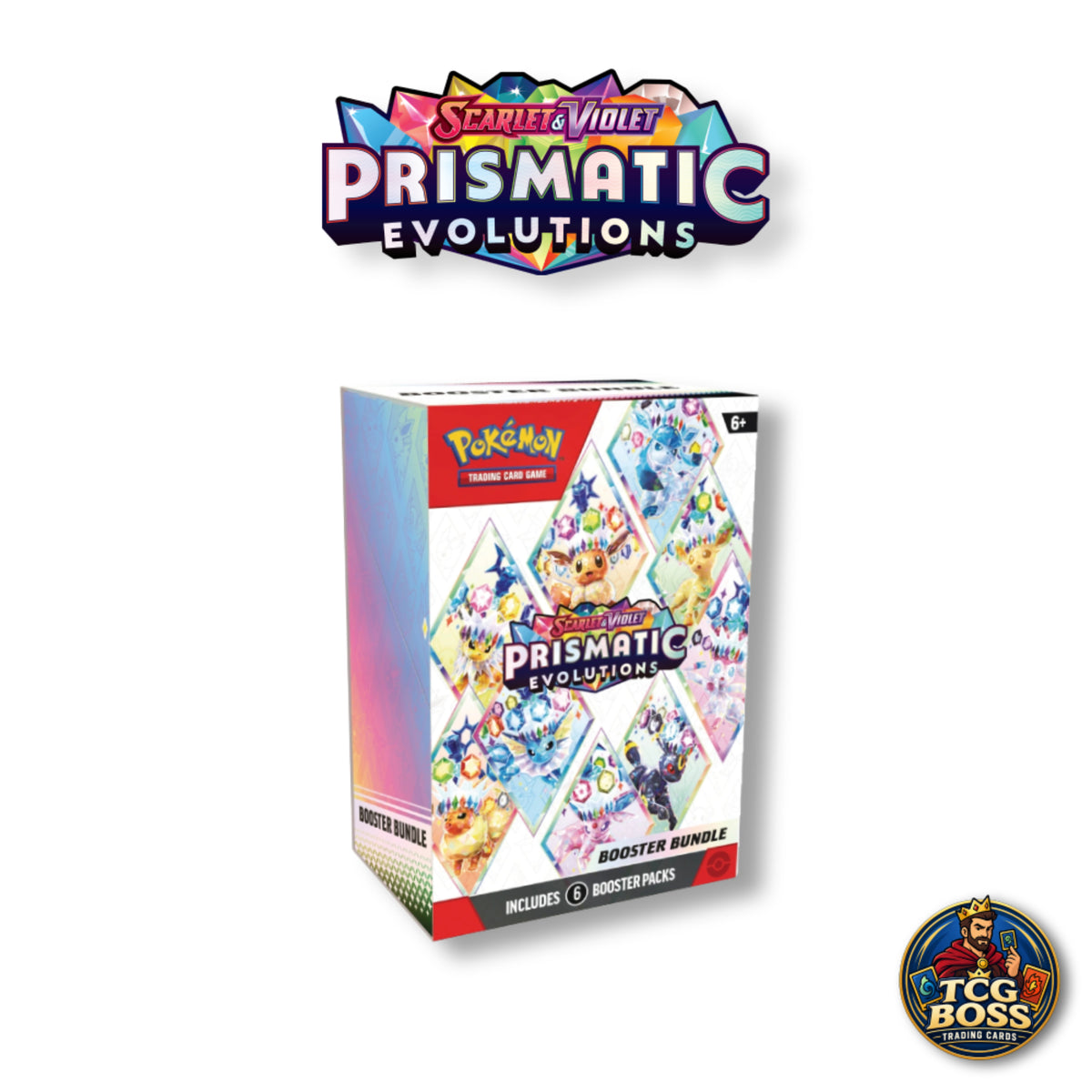 Pokémon TCG: Scarlet & Violet Prismatic Evolutions - Booster Bundle